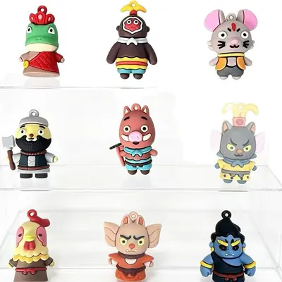 Trendige PVC-3D-Cartoon-Sammelfiguren