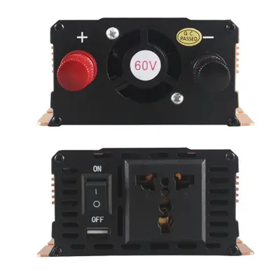 KFZ-Wechselrichter 12V/24V/48V auf 220V, 500W-3000W, AC/DC - 6