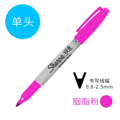 Sharpie Permanent Marker, Black, Dual Tip, Waterproof - 11