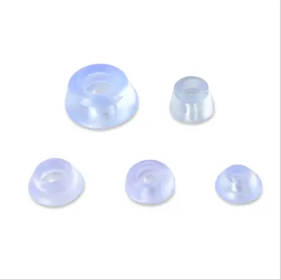 Halbrunde Kunststoff-Antirutsch-Möbelgleiter, transparentes PVC