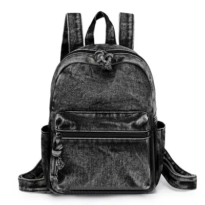 Damen-Rucksack aus Retro-Jeansstoff, Modell 2025, klein - 6