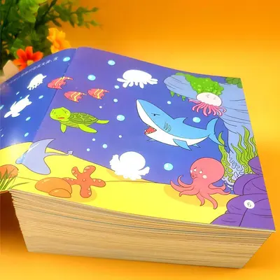Kinder-Stickerbuch-Set 40 Bände, 2-3-6 Jahre, Konzentrationsförderung - 5