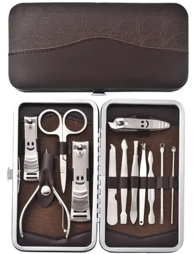 Edelstahl Nagelschere Set, 12-teilig, Smiley-Design - 8