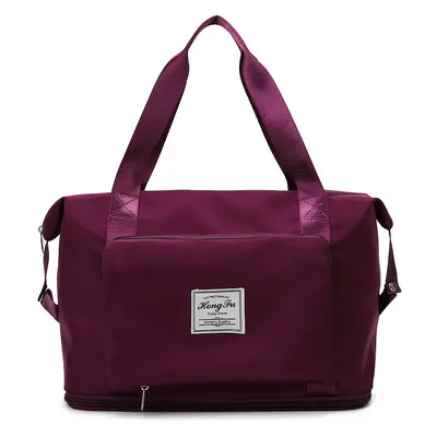 Reisetasche für Damen, Sport-Schultertasche mit Nass- und Trockentrennung, faltbare Aufbewahrungstasche, Sporttasche, wasserdichte Gepäcktasche für Herren - 11