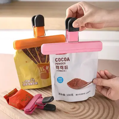 Fabrika Toptan Gıda Sınıfı Hava Geçirmez Klip Taze Tutucu Kapama Klip Plastik Gıda Kelepçesi Mutfak Atıştırmalık Vakum Kapatıcı Nem Önleyici