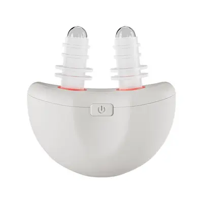 Rechargeable Infrared Physiotherapy Device for Relieving Nasal Congestion and Itching, Universal Nasal Massager for Adults and Children