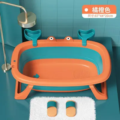 Newborn Baby Bath Tub with Raised Bottom Support, Extra Large - 8