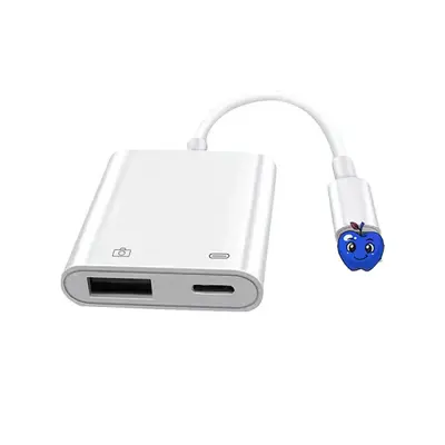 OTG adaptör, 3 ünü 1 arada, Type-C, Apple uyumlu - 10