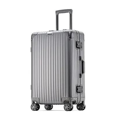 20 Zoll Aluminium-Magnesium-Legierung Reisekoffer aus Deutschland Herren und Damen Business Handgepäck Trolley Koffer Großhandel vollständige Aluminium-Magnesium-Legierung - 13