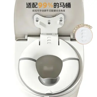 Foldable Children's Toilet Seat, Non-Slip, Anti-Splash - 6