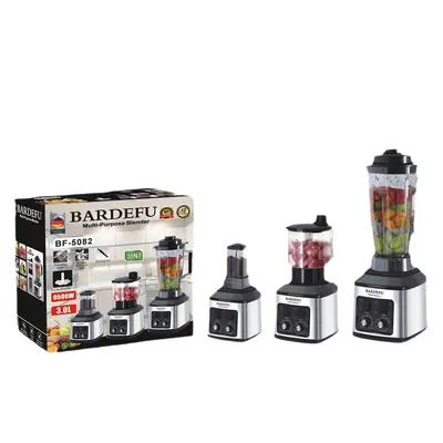 3L blender, 8 fonksiyonlu, paslanmaz çelik, yüksek güçlü motor