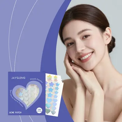 JAYSUING 彩色痘痘贴 面部痘痘粉刺清洁护理透气贴合日常便捷贴