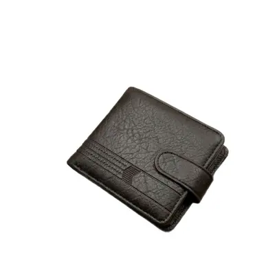 Men's Short Wallet, Large Capacity, Multiple Card Slots - 6