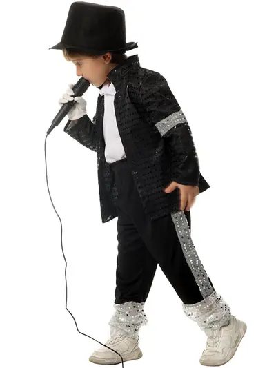 Michael Jackson Cosplay Children's Costume, MJ Dance Performance Wear