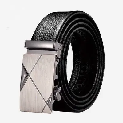Men's belt with automatic buckle gravel belt work gift online store clothing accessories gift pants belt manufacturer wholesale - 9