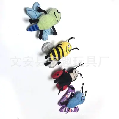 Cat toy catnip ladybug bee butterfly - 5