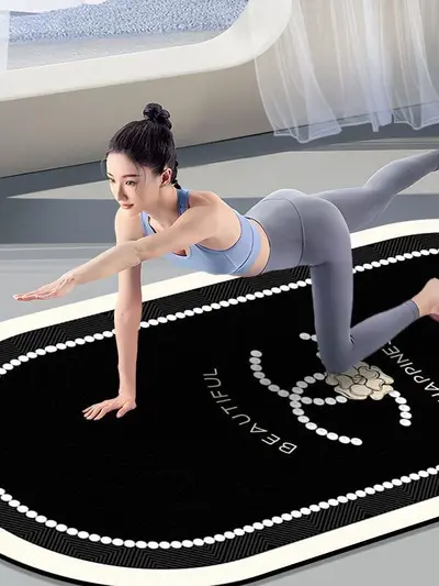 Rutschfeste Yogamatte, schalldämmend, stoßdämpfend, pflegeleicht - 5