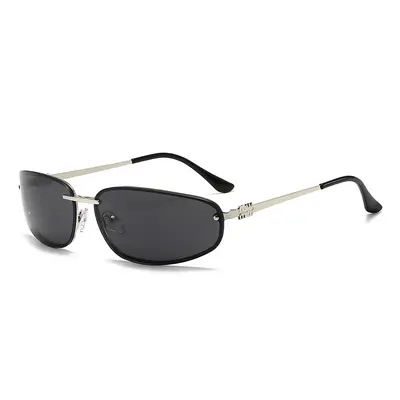 Retro Metal Frame Women's Sunglasses, Y2K Style, UV Protection - 9