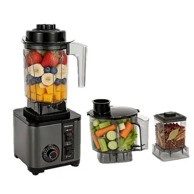 Hochleistungs-Standmixer, großvolumige Küchenmaschine, Kaffeemühle - 6