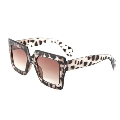Women's Square Large-Frame Sunglasses, UV Protection, 6-Piece Set - 6