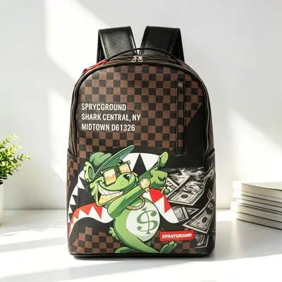 Grenzüberschreitende hochwertige Shark-Muster Trend-Marke großvolumiger Rucksack Kollektion Werksbestand direkt versand Freizeit Reise Experte - 10
