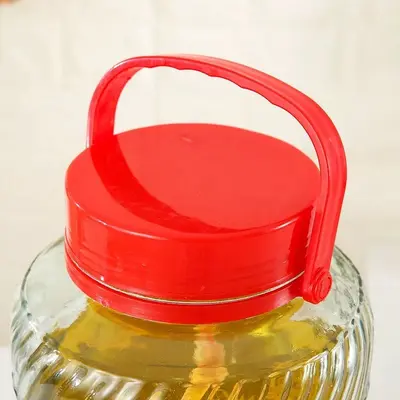 Glass Sealed Jar with Tap, 10 jin