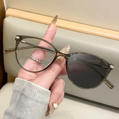 Blaulichtfilter-Brille ohne Stärke, Cat-Eye-Fassung - 10