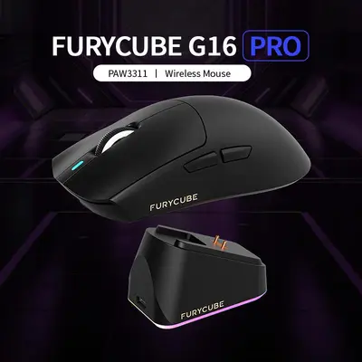FURYCUBE G9三模无线轻量化鼠标电竞游戏PAW331带充电底座LOL吃鸡 - 13
