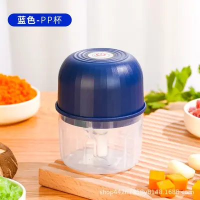 Electric garlic crusher, multi-functional meat grinder, home kitchen garlic press, baby food supplement blender - 7