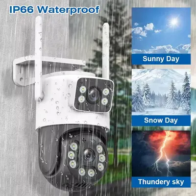 ICSEE Dual Lens Surveillance Camera Wireless