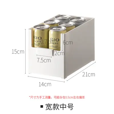 Japanischer Küchenschrank Aufbewahrungsschublade für verschiedene Gegenstände Kunststoff-Organizer-Box Kosmetik-Masken-Aufbewahrungsbox mit aufrechtem Öffnungswinkel - 9