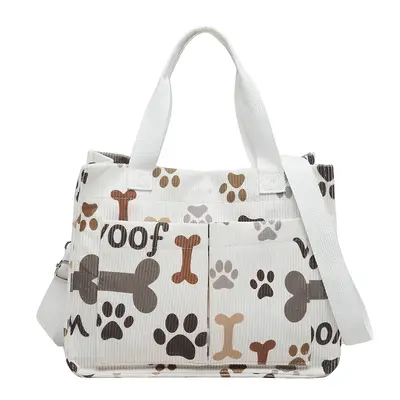 Large Capacity Women's Tote Bag Single Shoulder Retro Casual Style