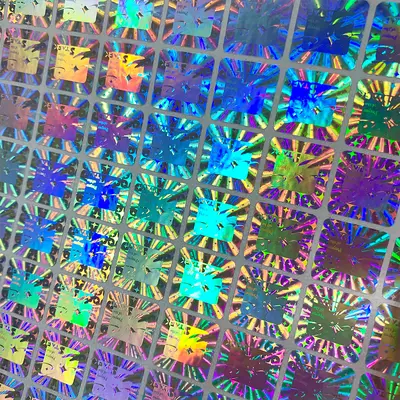 Laser Holographic Anti-Counterfeit Label, Self-Adhesive Sticker