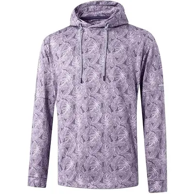 Casual Dot Print Hooded Sweatshirt, White, Pocket, Loose Fit - 9