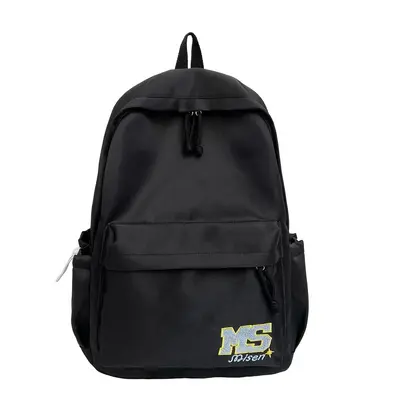 Middle School Girls' Backpack, Letter Print, Large Capacity - 7