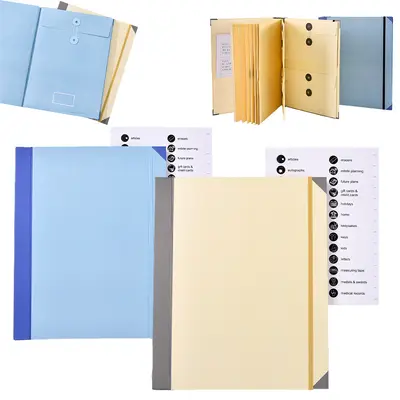 Binder Folder Organizer File Bag Folio Storage Bag