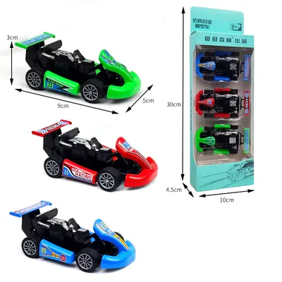 Children's Pull-Back Alloy Police Car Model Toy Set - 13
