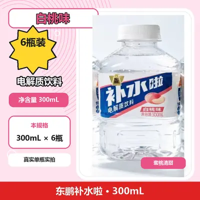 Dongpeng Electrolyte Drink Lemon Flavor 300ml x 6 Bottles - 9