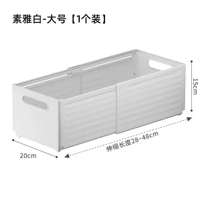 Retractable kitchen storage box with drawers for snacks - 8