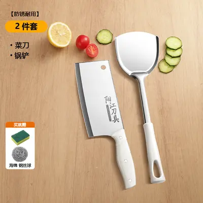 Küchenmesser-Set mit Kochmesser, Obstmesser und Schneidebrett - 6