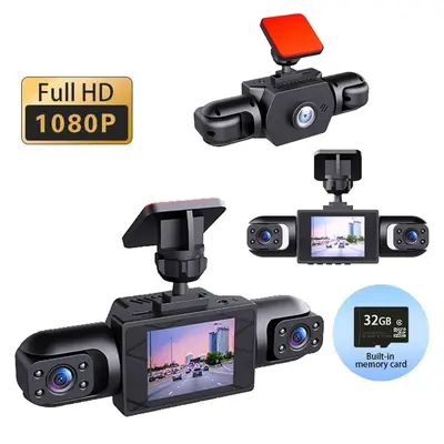 360-Degree Panoramic 4-Channel Dash Cam, 4 Lenses, HD Night Vision - 5
