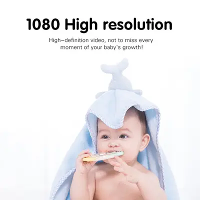 Wireless Baby Monitor with Camera, Sleep and Crying Sound Detection