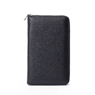 Hakiki deri çok kartlı RFID uzun cüzdan - 6