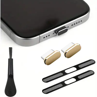 Smartphone-Staubschutz-Set USB C Staubschutz für iPhone 15 / 16 Staubschutz-Reinigungsset - 7
