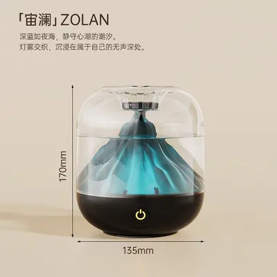 Shanmian USB Rechargeable Humidifier, High Mist Output Mini Wireless - 9