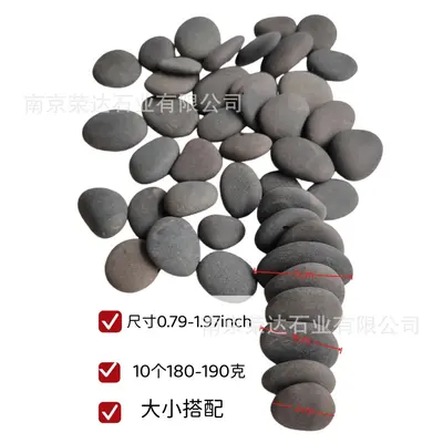 Mini Black Pebble Painting Kit for Kids, Creative Stone Art Set, Small Gift