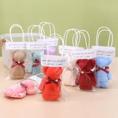 Mercan Samtananas-Muster Perlen-Bär Handtuch Geschenkartikel kleines Geschenk 30*30 Eröffnungsgeschenk Wohlfahrts-Geschenkartikel - 9