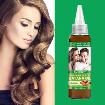 跨境货源HAIR GROWTH BATANA OIL原始巴塔纳油天然头发修护精油
