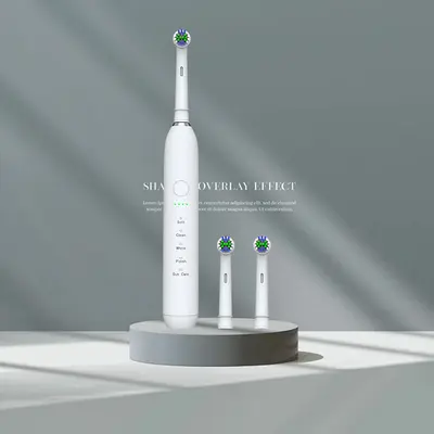 Rotating Wireless Induction Electric Toothbrush, Couple Style, DuPont Bristles - 7