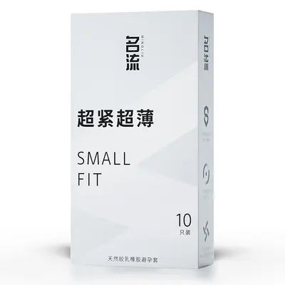 Mingliu ultra ince hyaluronik asitli prezervatif, büyük noktalı, küçük boy, 10'lu paket